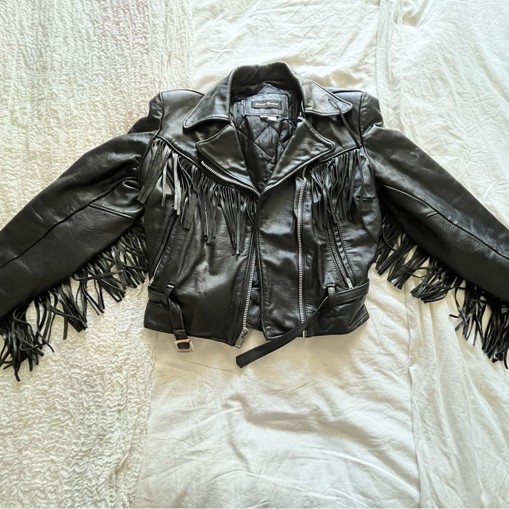 Steer Brand Vintage Genuine Leather Jacket